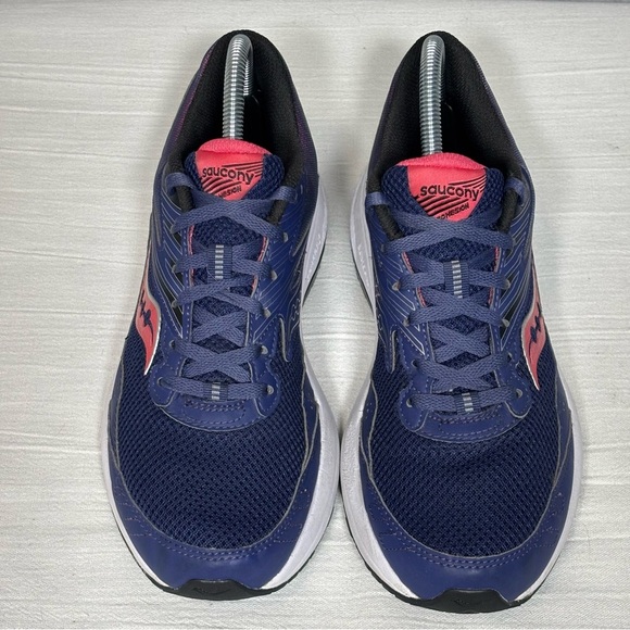 Saucony Cohesion 15 Running Athletic Shoes-Blue Pink-Women Size 9.5 - Picture 3 of 10